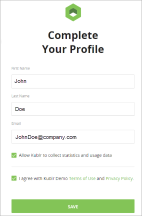 Complete Your Profile